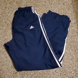 Zipper leg Adidas windbreaker pants